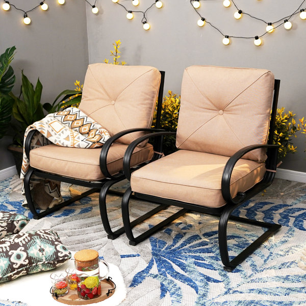 Spring patio online chairs